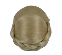 Chouchous Pour Femmes, Extensions De Cheveux Tressés, Chignon Tressé Élégant, Postiche Synthétique À Clipser, Postiches Pour Fête, Mariage, Cosplay, Chignon (Y101)