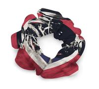 Chouchous pour femmes, soldat devant un drapeau, élastiques à cheveux, joli support de queue de cheval, accessoires pour cheveux pour femme
