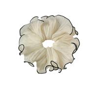 Chouchous surdimensionnés en dentelle chouchou élastique pour cheveux en corde de décoration de tête de dame