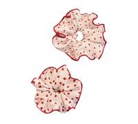 Chouchous surdimensionnés pour cheveux rouges, chouchou élastique pour cheveux, corde à cheveux, décoration de cheveux pour femme, chouchous élégants