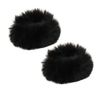 Chouchous synthétiques de la même couleur, élastiques pour queue de cheval, accessoires colorés pour femmes et filles