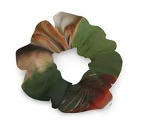 Chouchous tendance et durables en forme d'écureuil rouge sur une petite colline verte pour tous les types de cheveux, élastiques doux pour la plupart des occasions, sans dommages, joli accessoire pour