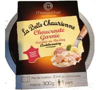 Choucroute française cuit au Riesling La Belle Chaurienne-Choucroute garnie cuisinee au Riesling - 300 gr - 1 service