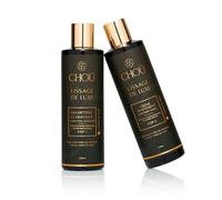 CHOÜ Lissage brésilien Kit professionnel Sans Formol aux actifs naturels-Lissage kératine- avec Shampoing clarifiant-Convient femmes enceintes et enfants Fabriqué en France 250 ml