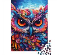 Chouette Abstrait Puzzle 1000 Pièces Mini pour Adultes