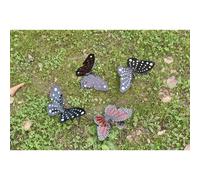 CHOUETTE AND CO-Papillon en métal recyclé peint Chouette & Co moyen modèle