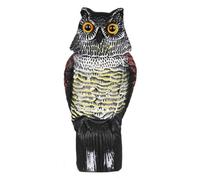 Chouette artisanale décorative Simulation hibou secouant la tête ornements décoration d'intérieur