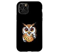 Chouette avec Biscuit et Décorations Colorées Coque pour iPhone 11 Pro