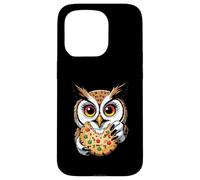 Chouette avec Biscuit et Décorations Colorées Coque pour iPhone 15 Pro