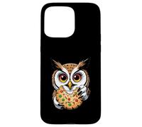 Chouette avec Biscuit et Décorations Colorées Coque pour iPhone 15 Pro Max