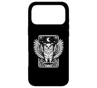 Chouette avec étoiles Tarot Card Goth Graphic Art Design Coque pour iPhone 17 Pro Max