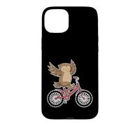 Chouette avec vélo Coque pour iPhone 15 Plus