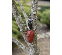 CHOUETTE & CO-Fourmi rouge en métal recyclé Chouette & Co grand modèle