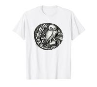Chouette d'Athéna mythologie Grecque Cadeau de philosophie T-Shirt Graphique avec Valeur