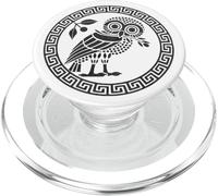 Chouette d'Athènes Antique, Symbole d'Athéna PopSockets PopGrip pour MagSafe