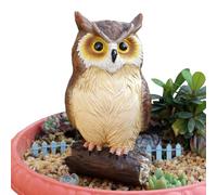 Chouette de Jardin, Statue du propriétaire extérieur | La Statuette de la Chouette en résine, Les Faux épouvantails de Chouette, Le Jardin et Les Sculptures d'art en Plein air avec Hibou pour Patio /