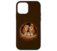 Chouette de la forêt Mignonne observateur d'oiseaux Oiseaux de Nuit Hibou Oiseaux Coque pour iPhone 12 Mini