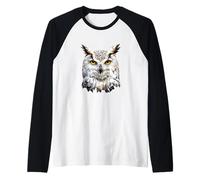 Chouette des Neiges Chouette Blanche Mignonnes Chouettes Manche Raglan