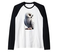 Chouette des Neiges Chouette Blanche Mignonnes Chouettes Manche Raglan