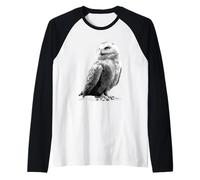 Chouette des Neiges Chouette Blanche Mignonnes Chouettes Manche Raglan