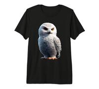 Chouette des Neiges Chouette Blanche Mignonnes Chouettes T-Shirt Haut de Gamme