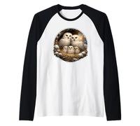 Chouette des neiges - pour Le Printemps - Oiseau de Proie Manche Raglan