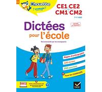 Chouette - Dictées pour l'école CE1/CE2/CM1/CM2 Cahier d'entraînement recommandé par les enseignants - Sophie Valle - Hatier - broché - Scolaire / Universitaire