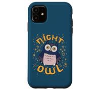 Chouette d'observer Le Ciel étoilé la Nuit. Coque pour iPhone 11