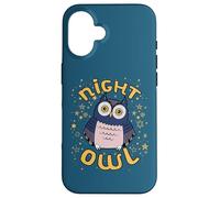 Chouette d'observer Le Ciel étoilé la Nuit. Coque pour iPhone 16