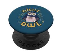 Chouette d'observer Le Ciel étoilé la Nuit. PopSockets PopGrip Adhésif