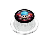 Chouette effraie « You Remind Me of The Babe », Style rétro PopSockets PopGrip pour MagSafe