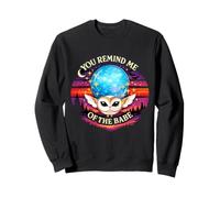 Chouette effraie « You Remind Me of The Babe », Style rétro Sweatshirt