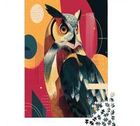 Chouette Geometric Shapes and Patterns,Puzzles pour Adultes 70x50cm/1000pcs,Jeux De Défi