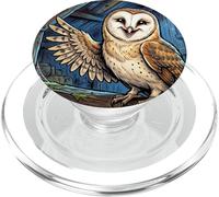 Chouette Heureuse dans la Grange PopSockets PopGrip pour MagSafe