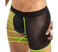 Chouette Homme sous-vêtements Perspective Boxers Slip Caleçons Culotte Shorts Pantalons (Vert)
