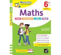Chouette Je m'entraîne - Maths 6e Nouveau programme: rappels de cours et 200 exercices corrigés