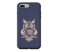 Chouette Joue accordéon Instrument de Musique Motif hiboux Coque pour iPhone 7 Plus/8 Plus