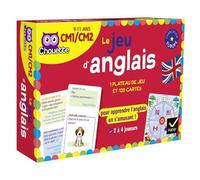 Laurent Héron & Adrien Siroy – Chouette – jeu d'anglais CM1-CM2 – Plateau, 120 cartes, 4 pions, 1 dé