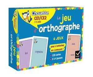Chouette - Le jeu d'orthographe CE1-CE2 Nicole Amram (Auteur), Stéphanie Grison (Auteur)
