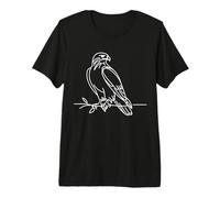 Chouette Linéaire Observateur d'oiseaux T-Shirt Haut de Gamme