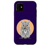 Chouette Lune Conspiration Secrète Oiseau Forêt Mystique Coque pour iPhone 11