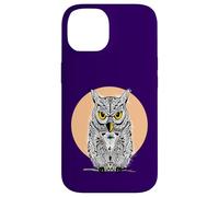 Chouette Lune Conspiration Secrète Oiseau Forêt Mystique Coque pour iPhone 14