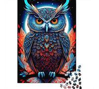Chouette Lune Plume 1000pcs Mini Puzzle pour Famille Cadeau d'anniversaire