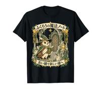 Chouette magicienne au grimoire T-Shirt