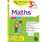 Chouette - Maths 3e Cahier de révision et d'entraînement recommandé par les enseignants - Gérard Bonnefond - Hatier - broché - Scolaire / Universitaire