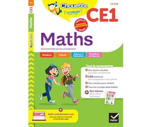 Chouette - Maths CE1: cahier d'entraînement recommandé par les enseignants