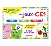 Chouette - Mes jeux du CE1 en français, maths, anglais: 9 jeux éducatifs - 120 cartes