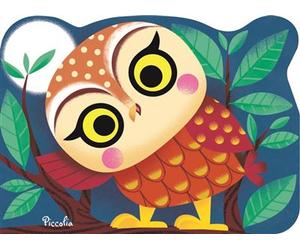 Chouette - Mini animaux - Marcella Grassi - Piccolia - cartonné - Album éveil dès la naissance