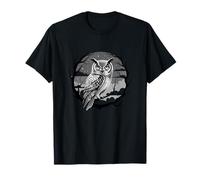 Chouette mystique la nuit - Amis de la nature amoureux des chouettes T-Shirt