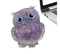 chouette - Petite décoration chouette en cristal - Animaux en - Décoration table - Décoration d'intérieur - pour la maison - Cadeau d'anniversaire